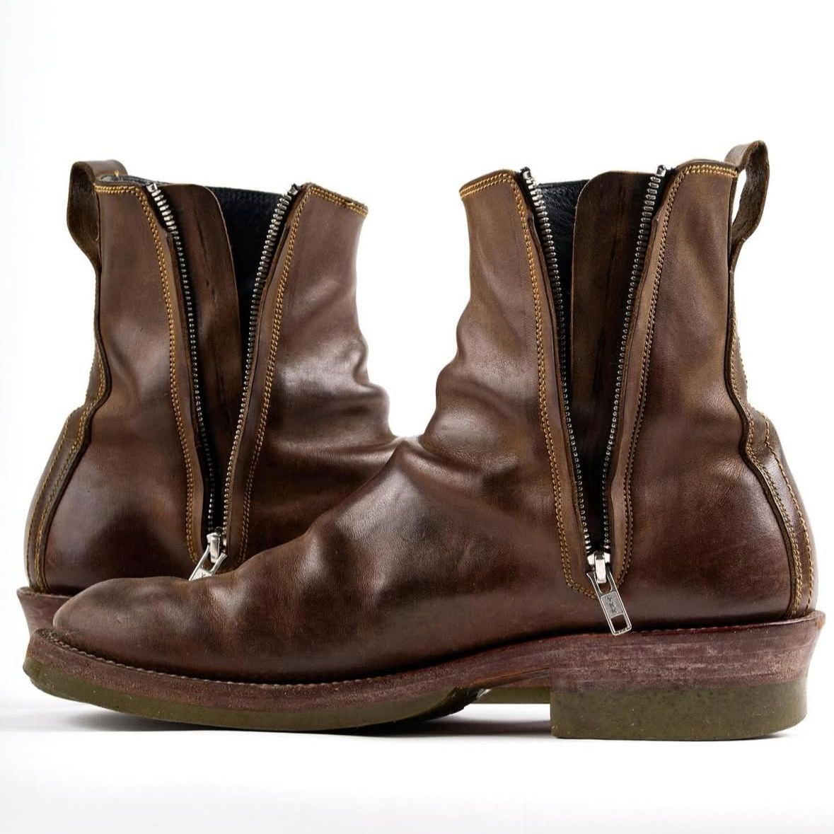 Fortis Antasena Wholecut Zipper Boots size US11 / EUR44 width E